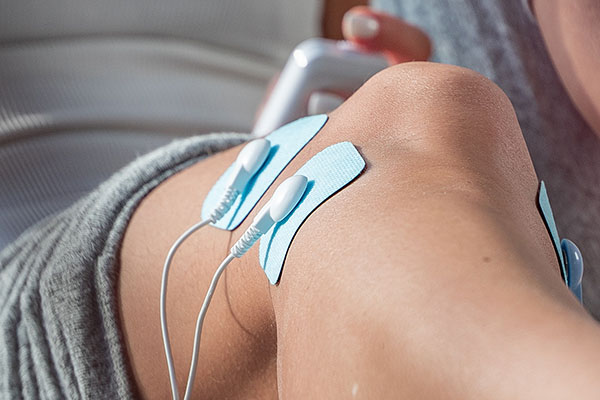 electrostimulation du genou en cas de tendinite